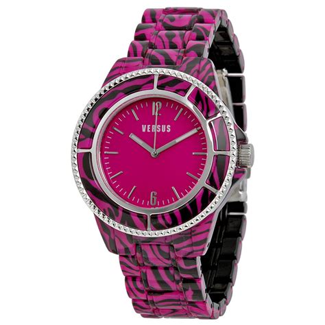 hot pink versace watch|Versace women watches clearance.